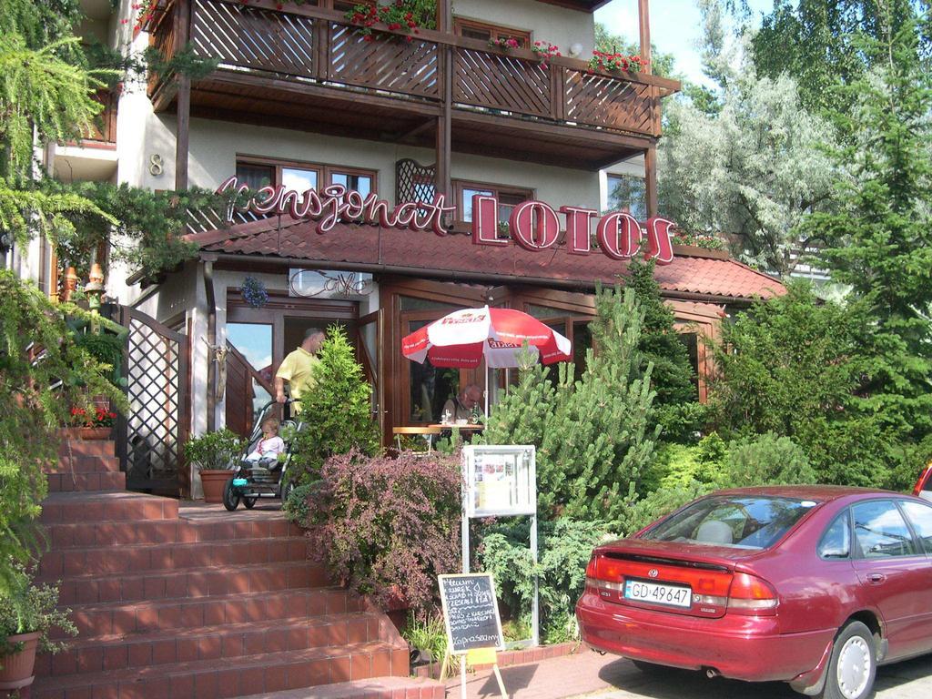 Pensjonat Lotos Krynica Morska Buitenkant foto